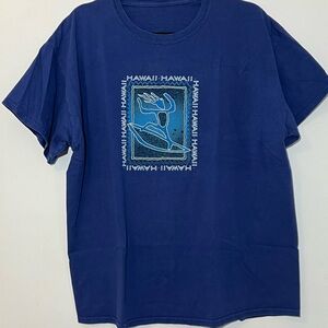 Blue ‘Hawaii’ Graphic T-Shirt
